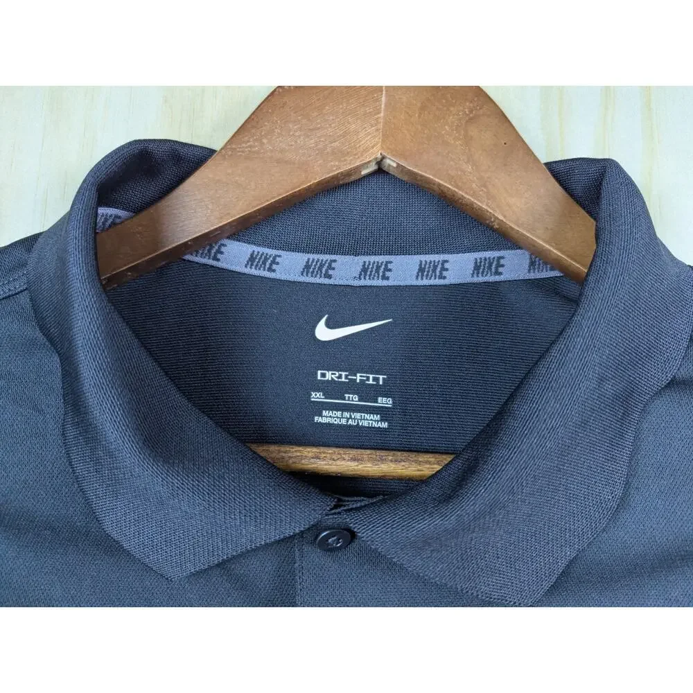 Nike Men's XXL Polo Shirt Black Dri-Fit GCU Lopes Grand Canyon University